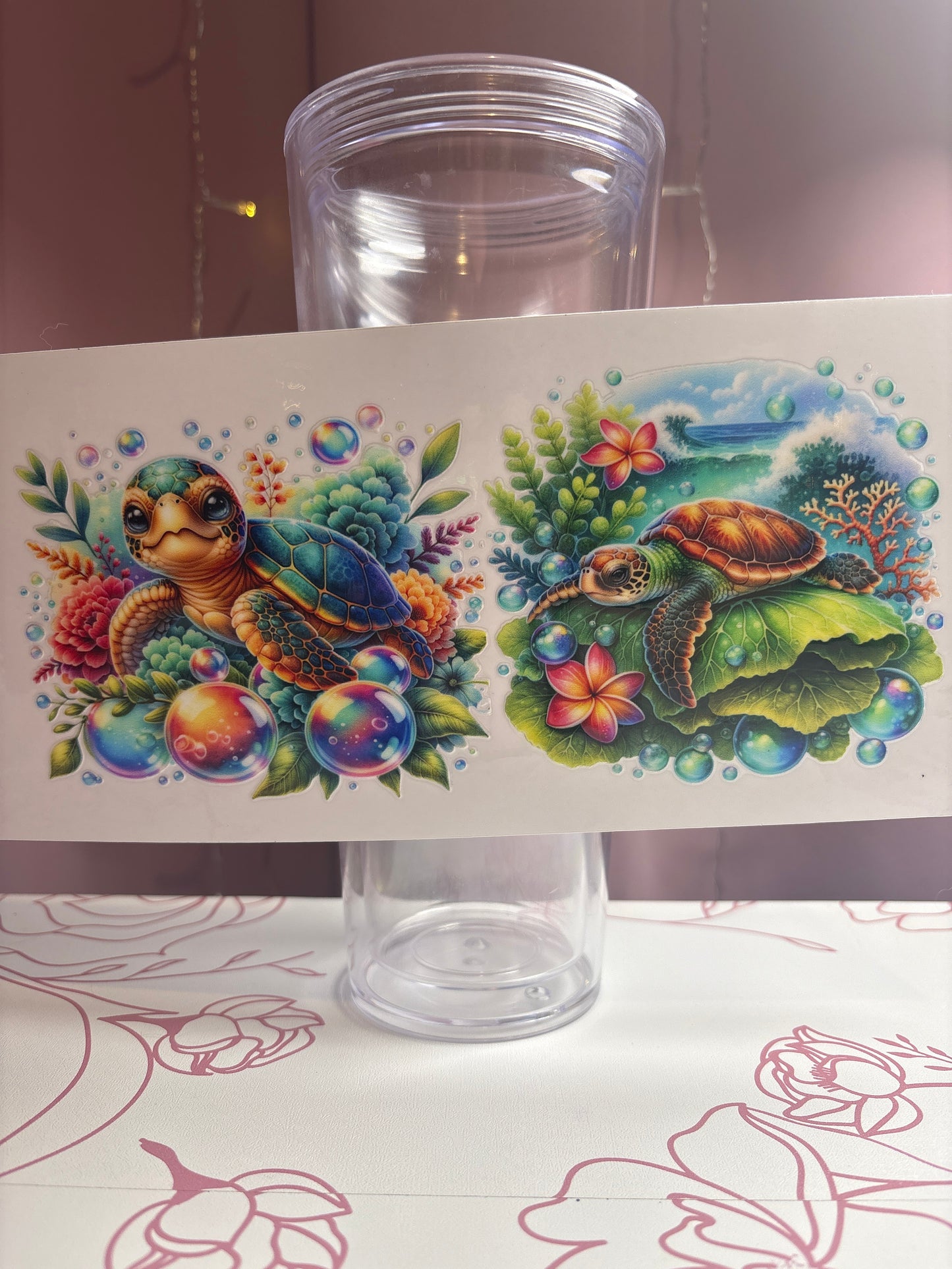 Sea Turtles Cup Wrap