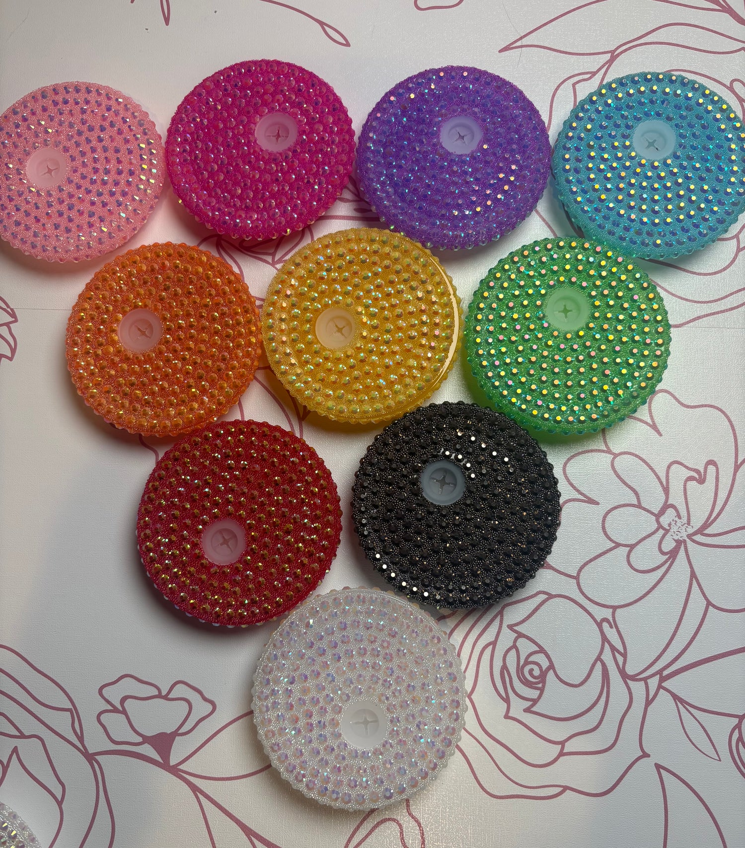 Bling Lids for 20 oz Non Tapered Snowglobe Cups