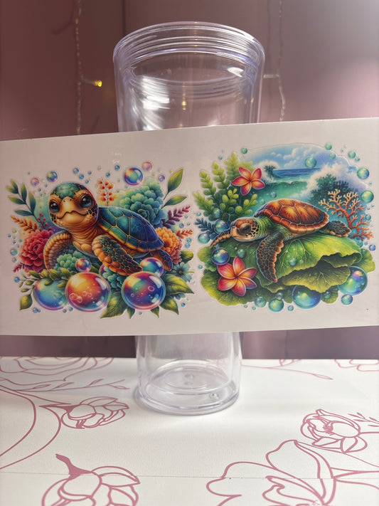 Sea Turtles Cup Wrap